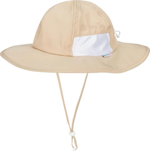 Vista 16 de SwimZip, sombrero unisex para niños, ala ancha, protección solar FPS 50, ajustable. Aguamarina