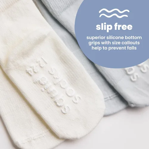 Vista 19 de squid socks Calcetines de viscosa de bambú 0-6M, 6-12M, 12-24M y 2T-3T Calcetines que se mantienen puestos