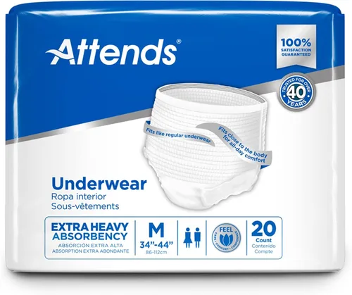 Vista 2 de Attends Ropa interior protectora de absorción regular media 20 unidades APV20
