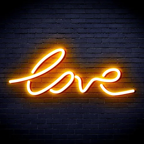 Vista 16 de AdvPro Señal de neón LED de silicona Love Flex - Azul - st16s42-fnu0202-b