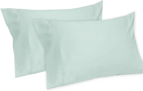 Vista 21 de Royal Tradition Juego de 2 fundas de almohada estándar de 600 hilos, 100% algodón, color beige