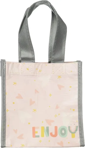 Vista 8 de Karma Bolsas de regalo reutilizables – Bolsa de mano y bolsa de regalo con asas – Perfecto para regalos de cumpleaños y bolsas de fiesta RPET 1 Bee