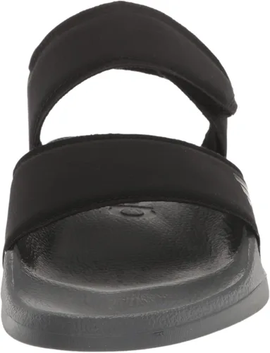 Vista 2 de adidas Sandalias Adilette unisex para adultos, Core Black-core White