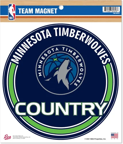 Vista 8 de Rico Industries NBA Basketball 8" Round Magnet