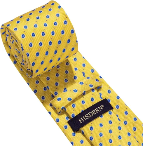 Vista 80 de HISDERN Corbatas para hombre, corbata de cachemira y bolsillo cuadrado tejido clásico floral para hombre, corbata de fiesta de boda