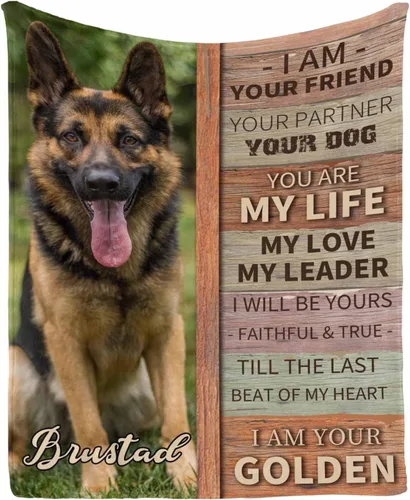Vista 28 de InterestPrint Manta de perro personalizada en memoria amorosa de la pérdida con imágenes y nombre, regalo personalizado de recuerdo de condolencias