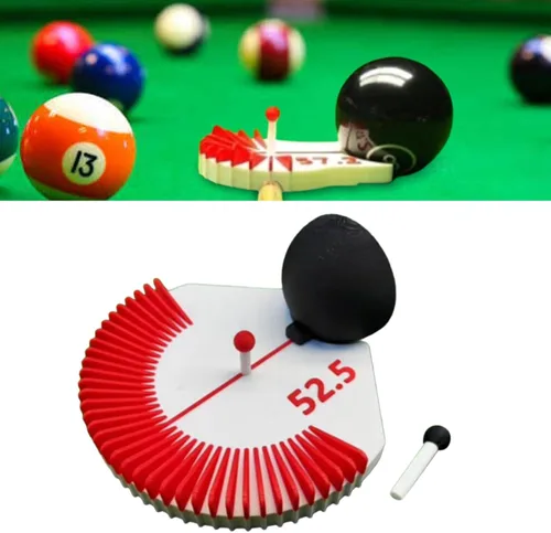 Vista 4 de Snooker Aiming Trainer Billiard Training Aid Parts Billar Apuntar Herramienta Accesorios para principiantes Practicing Billar Club