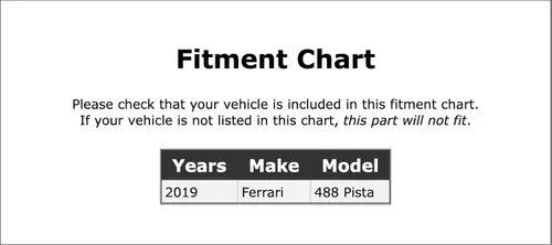 Vista 2 de Limpiaparabrisas derecho compatible con Ferrari 488 Pista 2019 PC-977846 2021 2020 2019