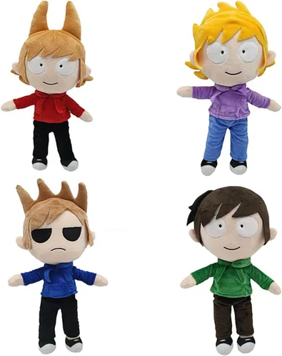 Vista 2 de Eddsworld Peluche Matt Plushies Tord Plush Doll Tom Cartoon Charact de 15 pulgadas