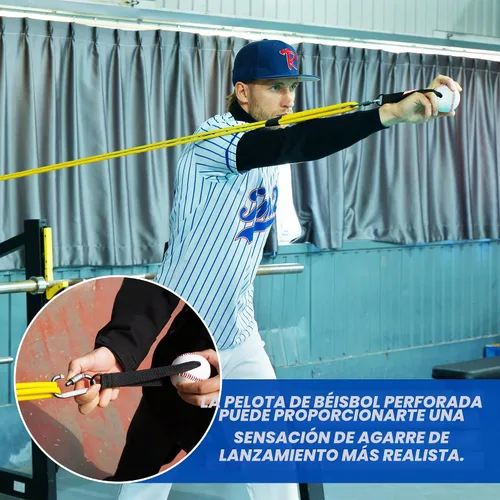 Vista 7 de SunNordik Bandas de resistencia para lanzadores, equipo de entrenamiento de béisbol y softbol para mejorar la fuerza del brazo y el entrenamiento