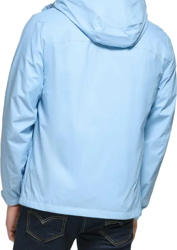 Vista 4 de Tommy Hilfiger Men's Lightweight Breathable Waterproof Hooded Jacket