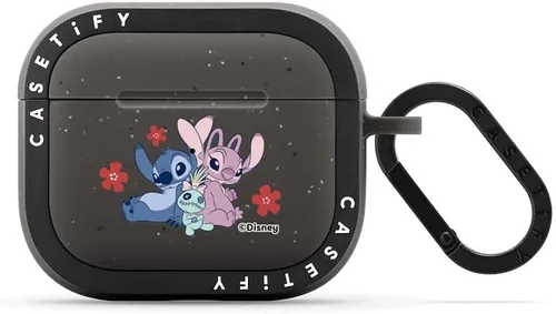 Vista 59 de CASETiFY AirPods Pro (1ª/2ª Gen) Estuche Bounce con Anillo [Colaboración Frozen] - Copo de Nieve de Anna - Taupe Mate
