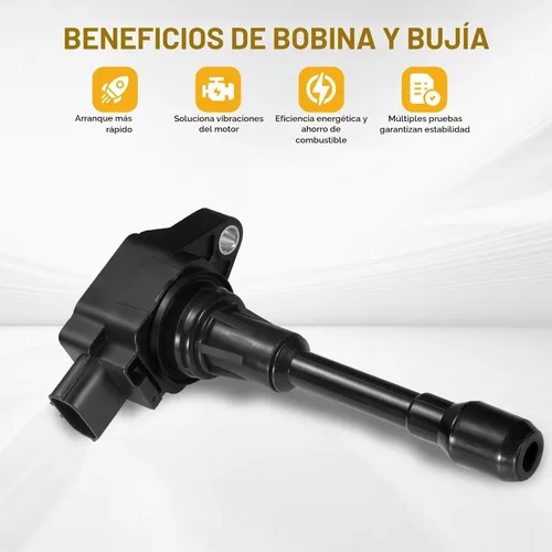 Vista 4 de QYL Paquete de 4 bobinas de encendido compatibles con Altima Cube Sentra Rogue Select NV200 Pathfinder 1.8L 2.0L 2.5L Compatible con FX50 M56 QX60
