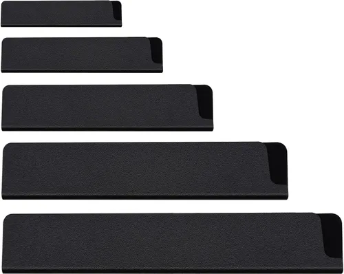 Vista 6 de 10 piezas de juego de protectores universales para el filo del cuchillo, funda para cuchillo sin BPA, suave con tus cuchillas 10 protectores