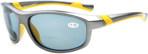 Vista 32 de Eyekepper Gafas de sol deportivas bifocales polarizadas para mujer