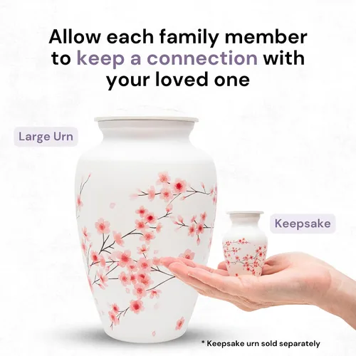 Vista 6 de Urnas de cremación para cenizas humanas para mujeres adultas Urna humana para cenizas para mujeres Decorativa para cremación, funeral, entierro