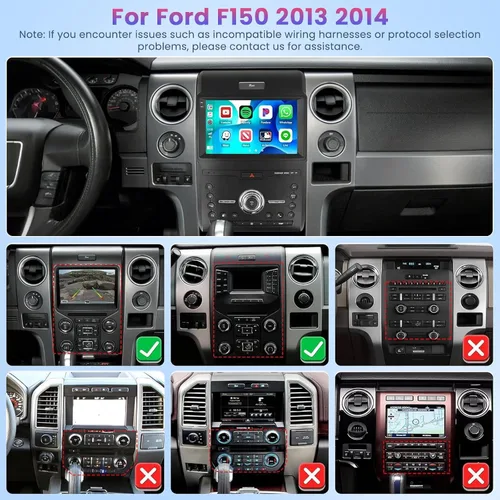 Vista 3 de [Roinvou] 2+64G 9" Android15 Radio de coche para Ford F150 2013 2014