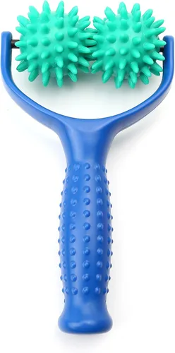 Vista 8 de 2 bolas de masaje de mano con pinchos, compactas y portátiles, herramientas de relajación muscular con mango profundo para aliviar el dolor