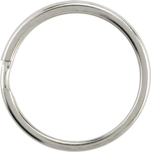 Vista 9 de Paquete de 100 llaveros de 1 pulgada, tratados térmicamente, resistentes y duraderos, llaveros de anillo dividido de alta calidad por Specialist ID