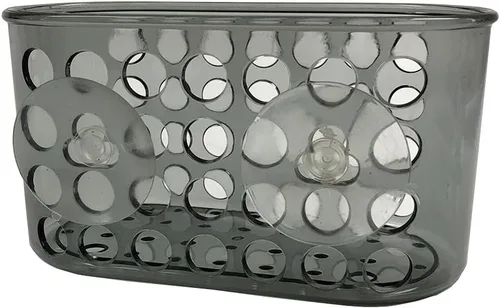 Vista 5 de 1 cesta de ducha organizador de baño, cesta de almacenamiento, soporte de jabón, ventosas