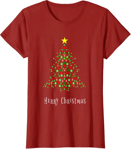Vista 68 de Celebración del árbol de Navidad - Feliz Navidad - Camiseta de Navidad