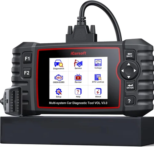 Vista 10 de iCarsoft - Herramienta de diagnóstico profesional multisistema LR V2.0 compatible con Landrover/Jaguar, actualización de reseteo de aceite ABS SRS
