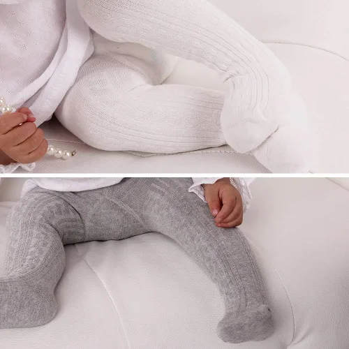 Vista 5 de Leotardos Zando suaves para niño, mallas sin costuras, de punto para bebé, cálidos, leotardos para recién nacido
