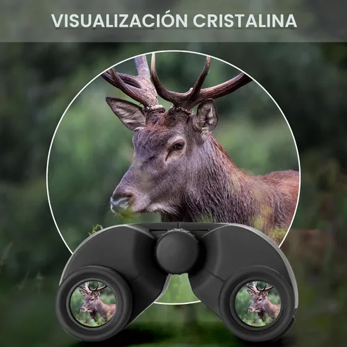 Vista 4 de Binoculares compactos de 6 x 25, mini bolsillo pequeño tamaño portátil 9.5 ° campo de visión gran angular de 0.827 in, ocular grande, gafas ED