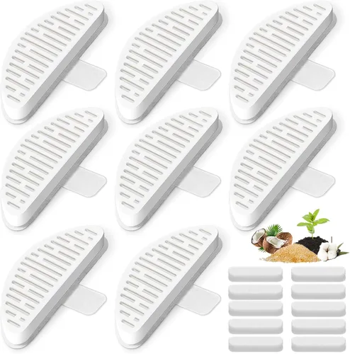 Vista 8 de Paquete de 12 filtros de fuente de agua para gatos y 12 esponjas de filtro de repuesto compatibles con fuente de agua Uahpet de 67 oz/2 L, fuente