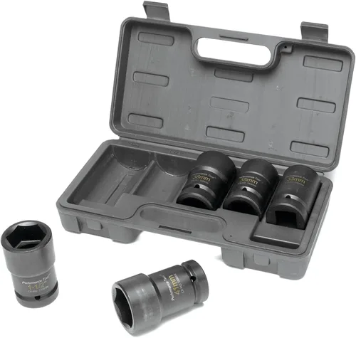 Vista 9 de Performance Tool W83030 - Llave de 1 pulgada de transmisión 1/2 pulgada de rueda doble para camiones domésticos - Construcción de cromo molibdeno