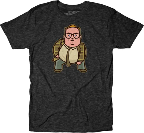 Vista 13 de Camiseta Chris Farley Matt Foley - Camiseta con cita divertida de SNL Van Down by The River Negro