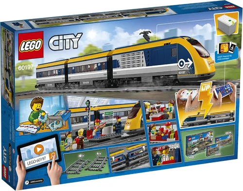 Vista 4 de LEGO City Passenger Train 60197 - Juego para construir (677 piezas)