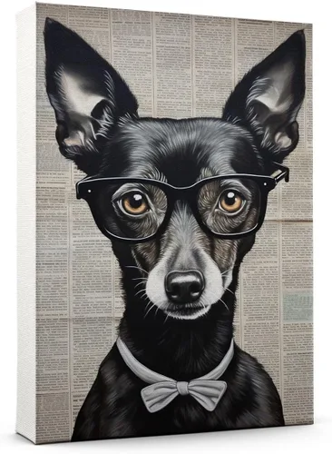 Vista 112 de Thuan Affenpinscher - Póster de lienzo con tus fotos, arte de pared para decoración del hogar, regalo conmemorativo para amantes de las mascotas