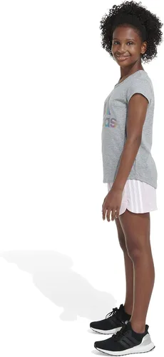 Vista 5 de adidas Pantalón corto de malla para niña de 3 rayas Aeroready Pacer