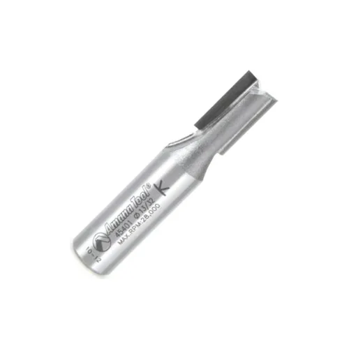 Vista 10 de Amana Tool 45424 Broca de enrutador de inmersión recta de alta producción con punta de carburo, 0,5 pulgadas de diámetro x 3,81 pulgadas CH x 0,5