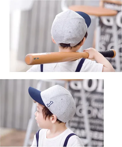 Vista 5 de Gorra de béisbol para bebé, con visera de sol bordada número 1 (0.0ft-4T)