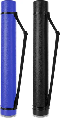 Vista 11 de Mr. Pen- Poster Storage Tube with Strap, 25"-40" Extendable Negro