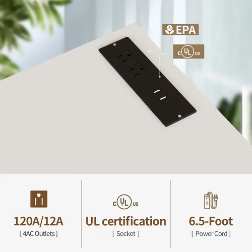 Vista 6 de DKLGG Soporte de TV LED, moderno centro de entretenimiento en forma de L con 19 modos de luz LED, almacenamiento y tomas de corriente