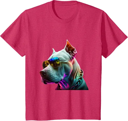 Vista 75 de Dogo Argentino Dogs Dogo Argentinos Camiseta, Negro