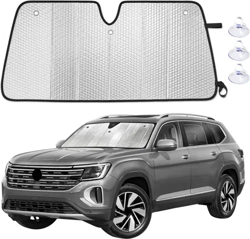 Vista 16 de EcoNour Parasol plegable de acordeón para parabrisas compatible con Tesla Model 3/Model Y 2017-2024 2025 2026, parasol delantero para ventana