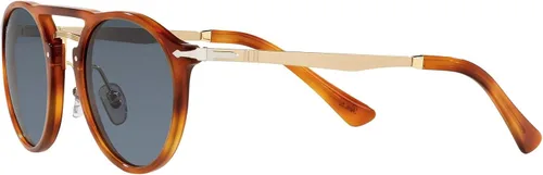 Vista 3 de Persol PO3264S - Gafas de sol redondas MieleAzul Antiguo
