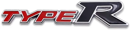 Vista 12 de Emblema de Coche de Metal Cromado con Logo Type-R, Insignia Deportiva de Carreras 3D Premium, Calcomanía Adhesiva de Poder Turbo (Negro y Rojo)
