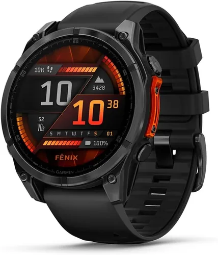 Vista 18 de Garmin fēnix® 8 – 43mm, AMOLED, Smartwatch GPS Multideporte Premium, Batería de Larga Duración, Resistente a Inmersiónes, Linterna LED Integrada