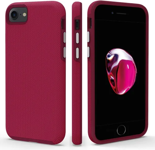 Vista 10 de Funda para iPhone 5/5s/SE, funda Dual Guard resistente al impacto y a rasguños con protección contra caídas Celebre para iPhone 5/5S/SE