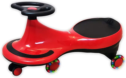 Vista 9 de Coche Cebra, Ruedas LED Intermitentes, Vehículo de Montar con Movimiento de Giro, Giro y Balanceo para Niños y Niñas, Sin Baterías, Engranajes