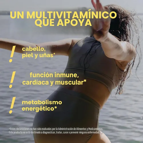 Vista 2 de Nature's Way ¡Alive! Gomitas multivitamínicas para mujer, vitaminas A, C