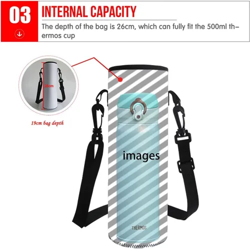Vista 7 de Gomyblomy Mochila escolar con bolsa de almuerzo y bolsa para botella de agua, para niños, viajes, camping, trabajo, 3 en 1, mochila