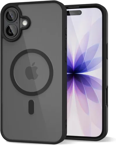 Vista 94 de oakxco Funda magnética transparente compatible con Magsafe, bonita funda delgada y transparente de poliuretano termoplástico no amarillenta, carcasa