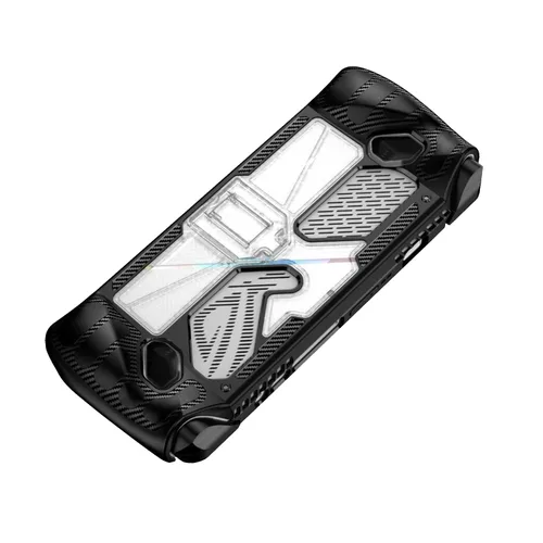 Vista 6 de Funda protectora para ASUS Rog Ally de 7 pulgadas 2023 con función atril, TPU, flexible, a prueba de golpes, antideslizante, anticolisión, 2