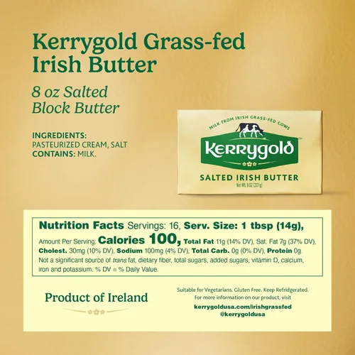 Vista 11 de Kerrygold - Mantequilla irlandesa auténtica, con sal, 8 onzas.
